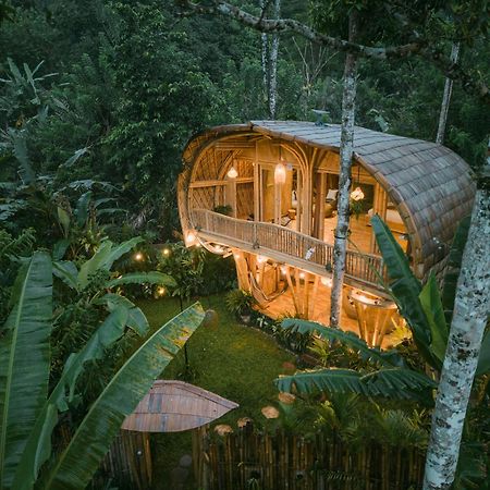 Alamvaya Bali Bamboo House Villa Sidemen  Eksteriør billede