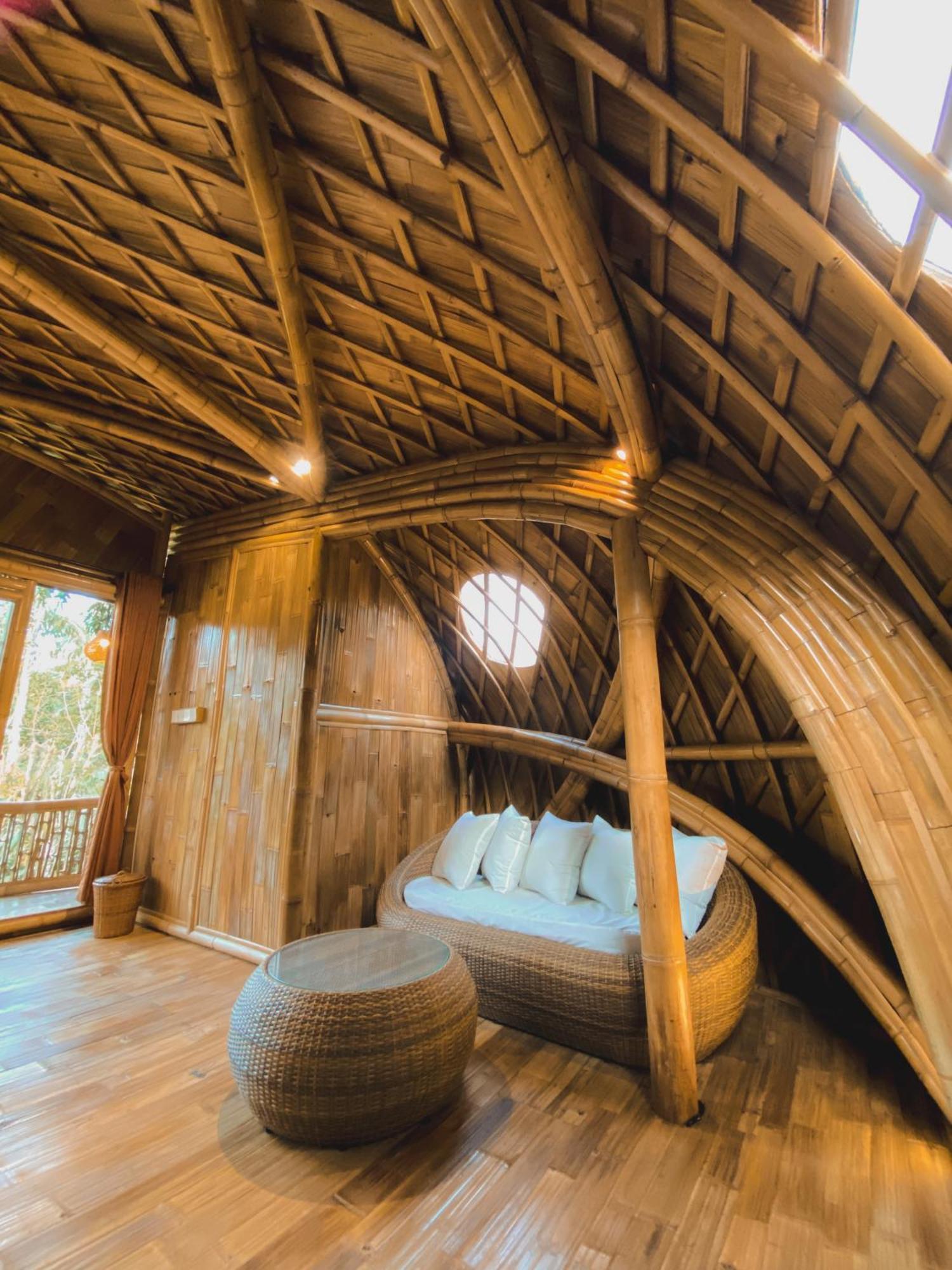 Alamvaya Bali Bamboo House Villa Sidemen  Eksteriør billede