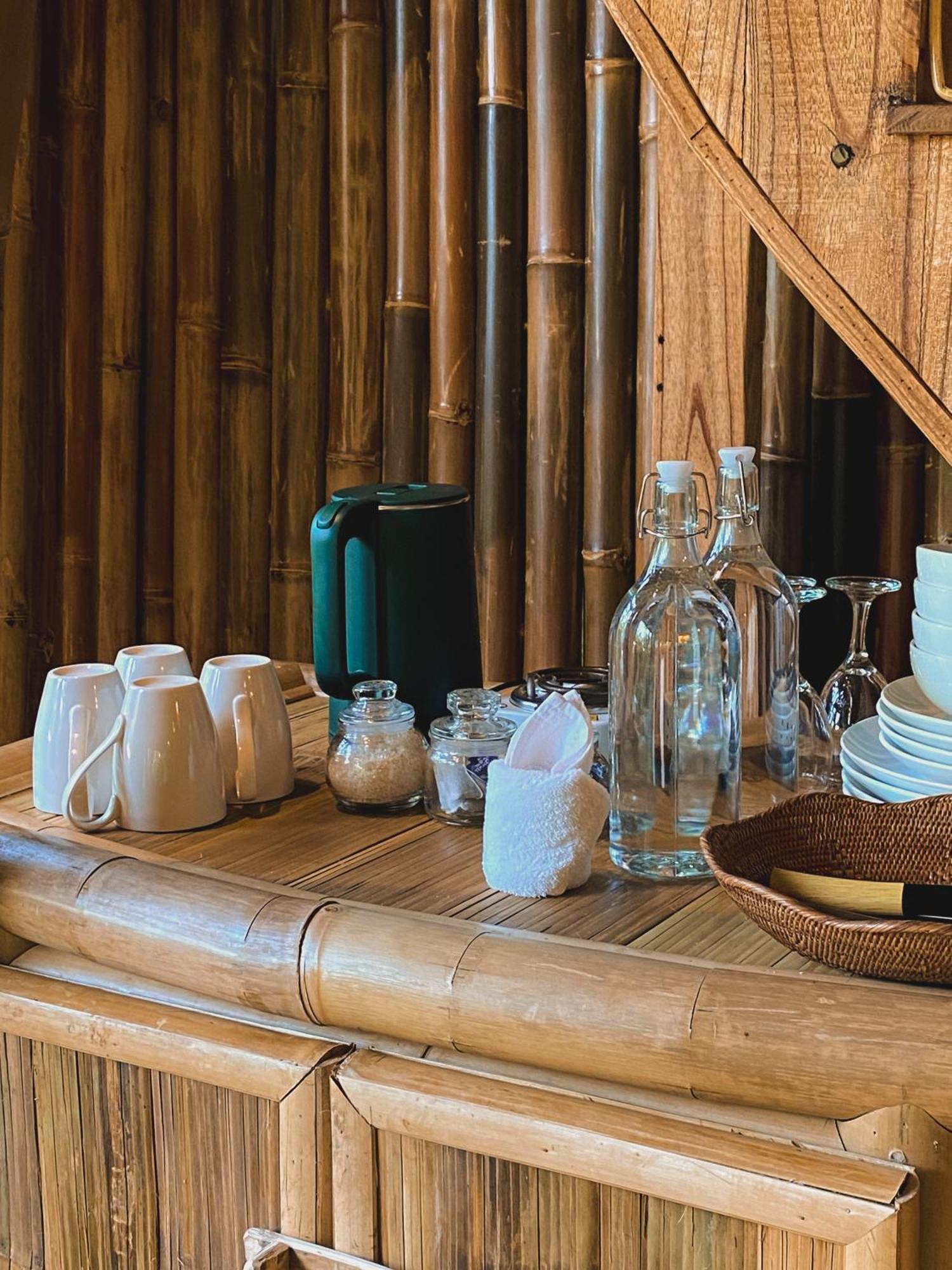Alamvaya Bali Bamboo House Villa Sidemen  Eksteriør billede