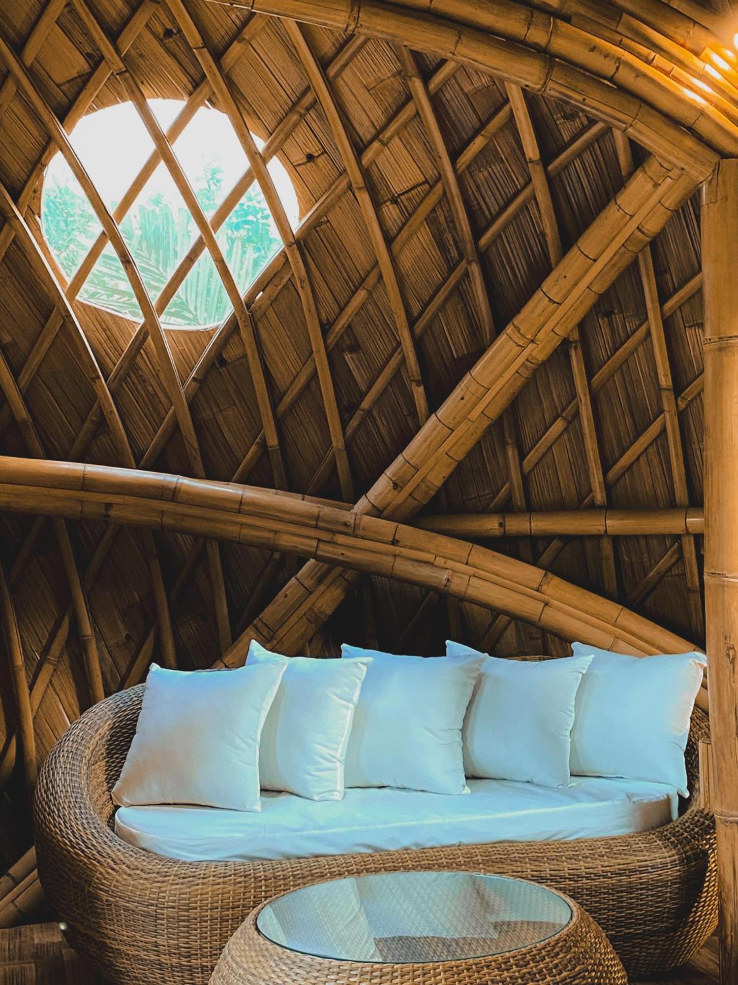 Alamvaya Bali Bamboo House Villa Sidemen  Eksteriør billede