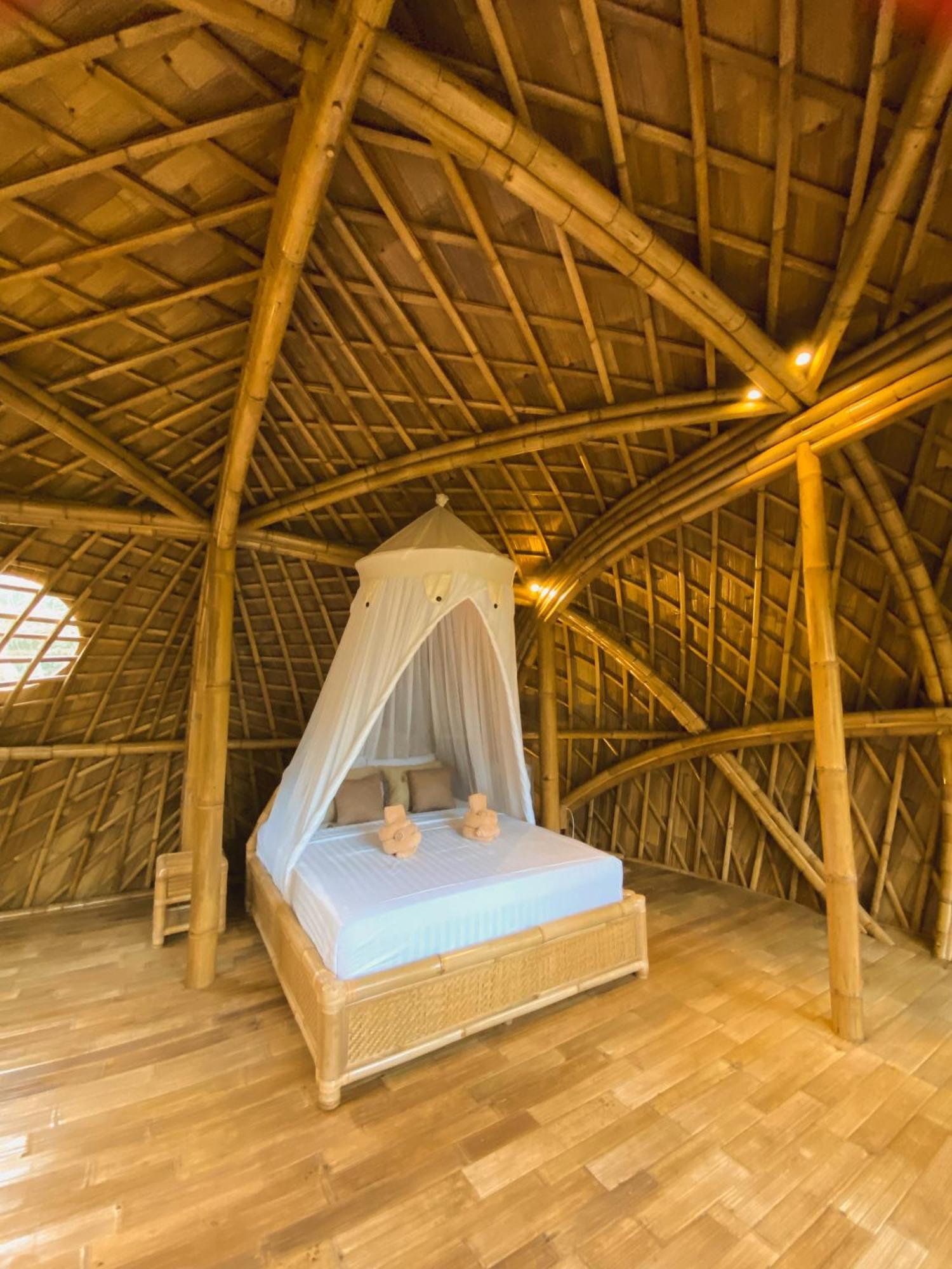 Alamvaya Bali Bamboo House Villa Sidemen  Eksteriør billede