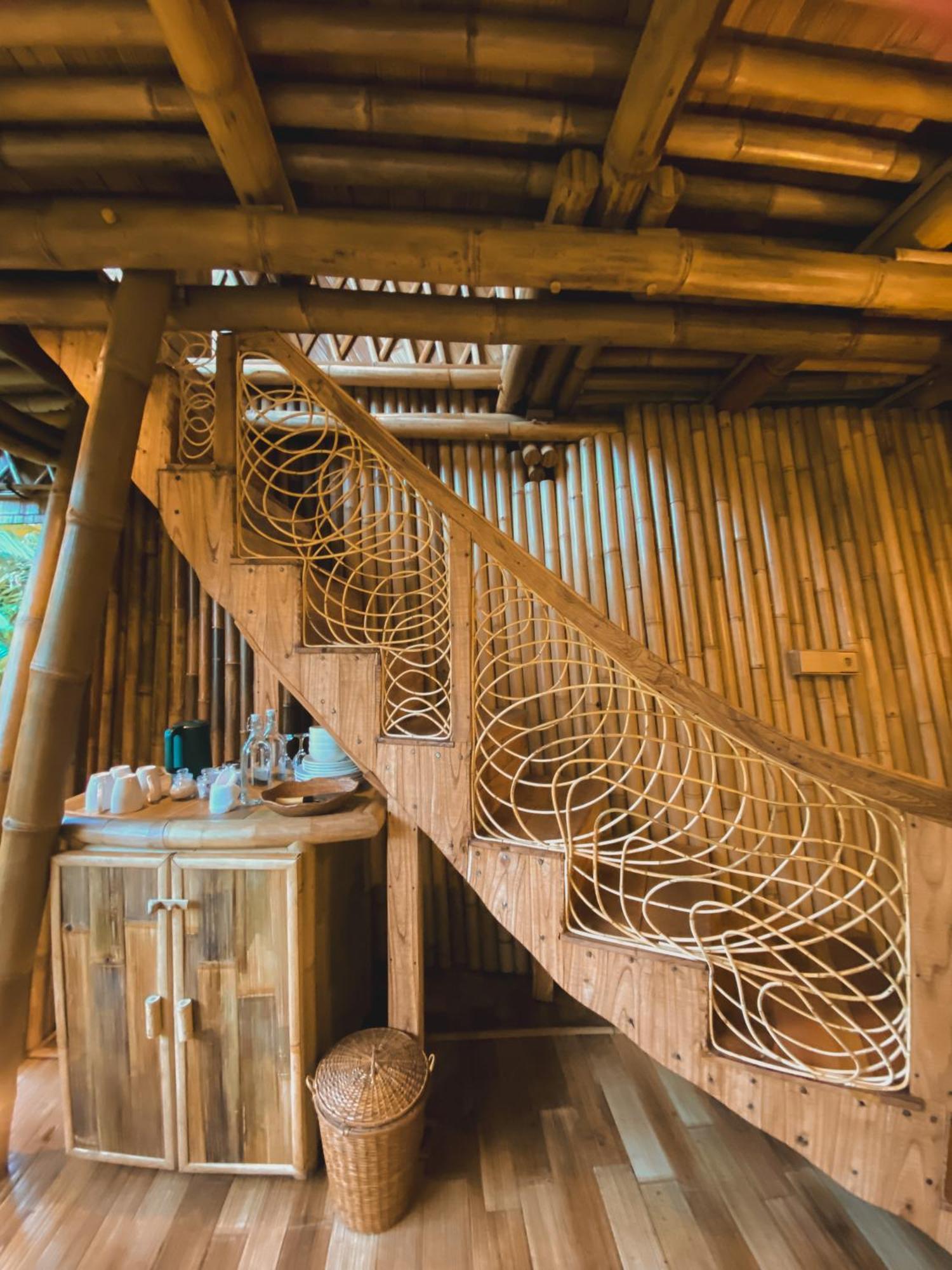 Alamvaya Bali Bamboo House Villa Sidemen  Eksteriør billede