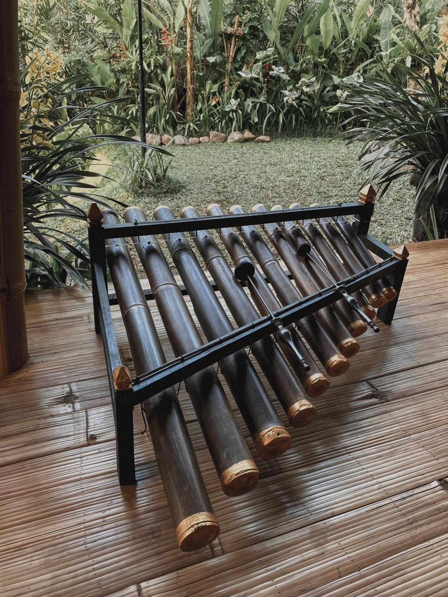 Alamvaya Bali Bamboo House Villa Sidemen  Eksteriør billede