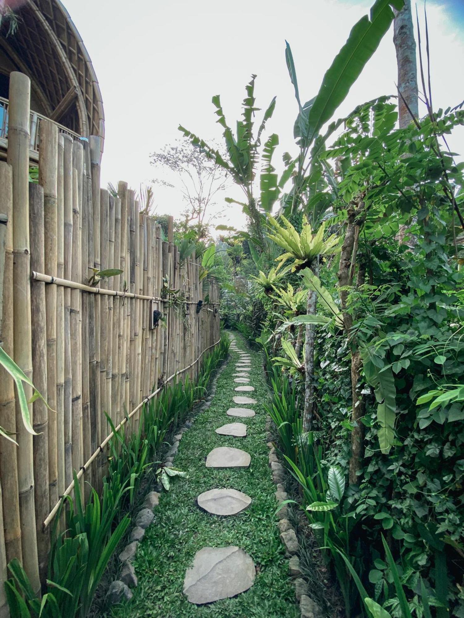 Alamvaya Bali Bamboo House Villa Sidemen  Eksteriør billede