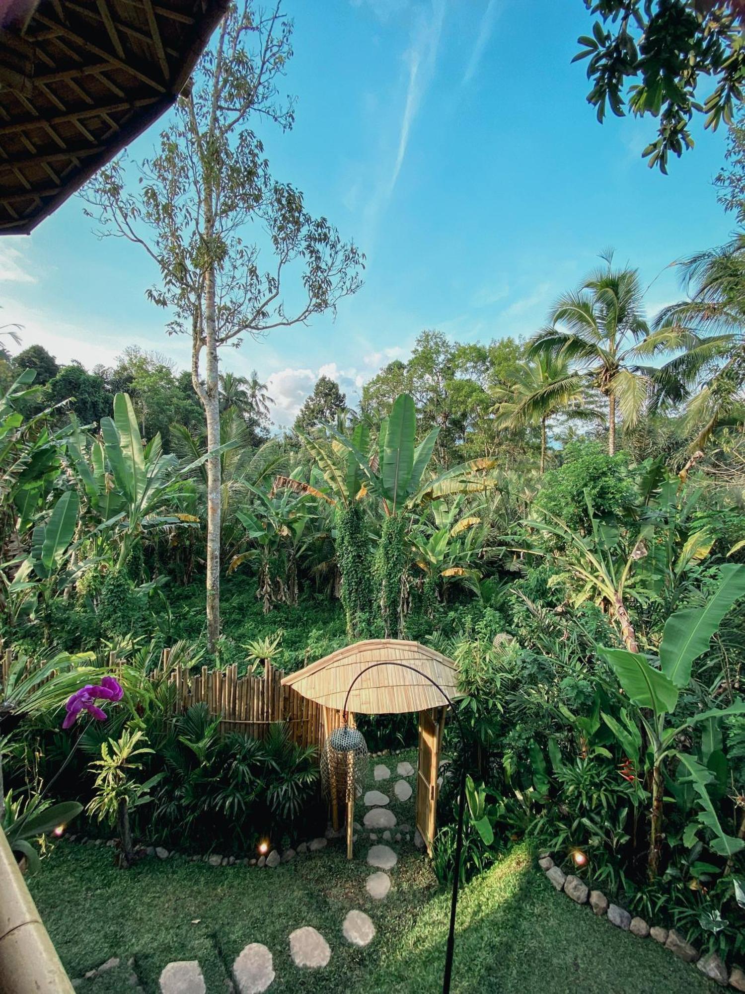 Alamvaya Bali Bamboo House Villa Sidemen  Eksteriør billede