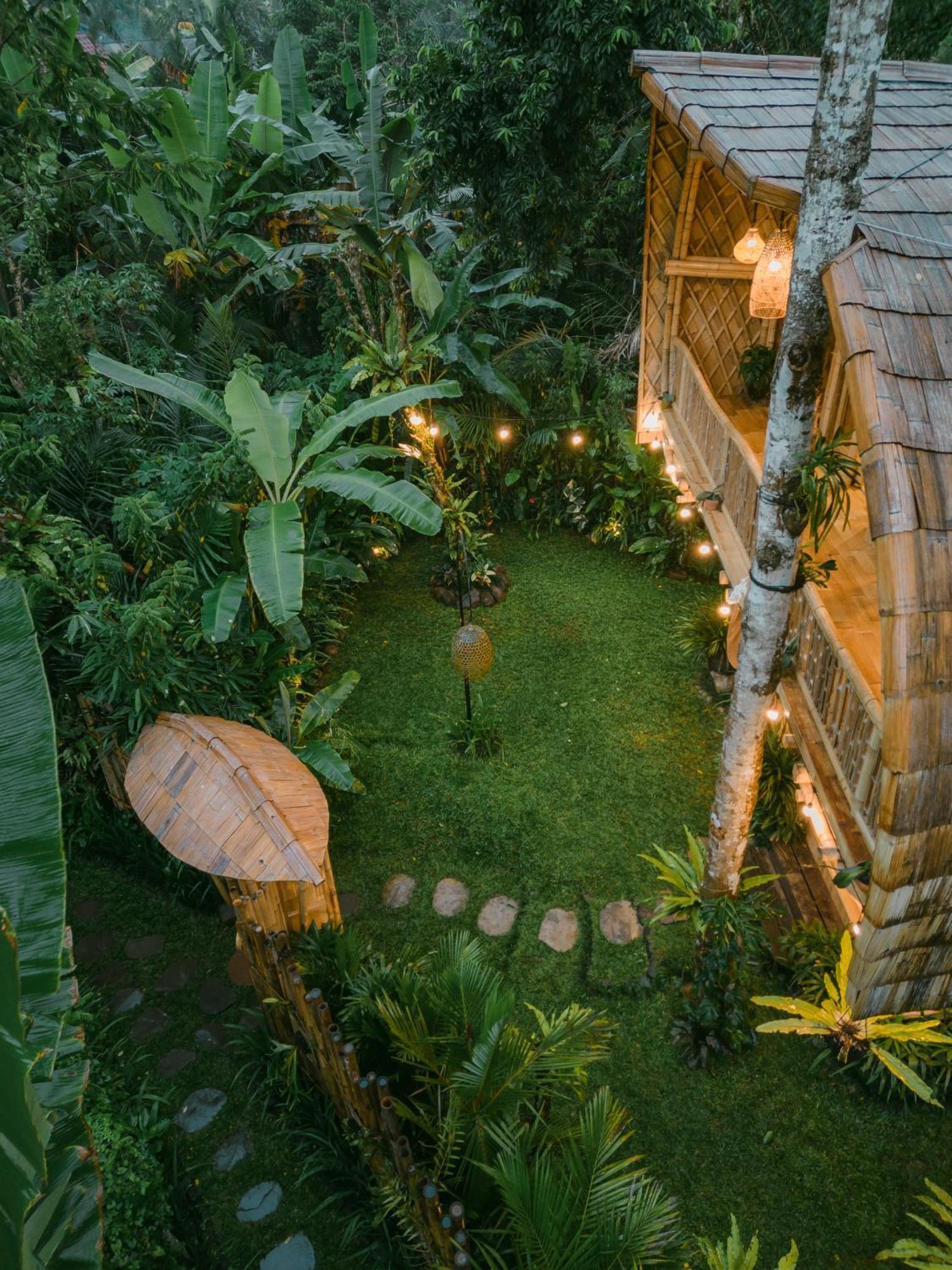Alamvaya Bali Bamboo House Villa Sidemen  Eksteriør billede