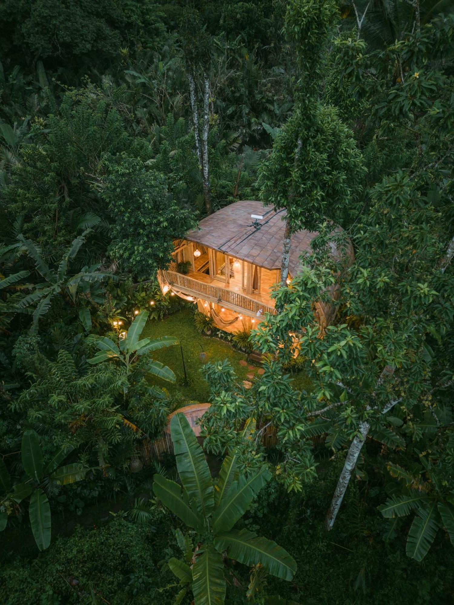 Alamvaya Bali Bamboo House Villa Sidemen  Eksteriør billede