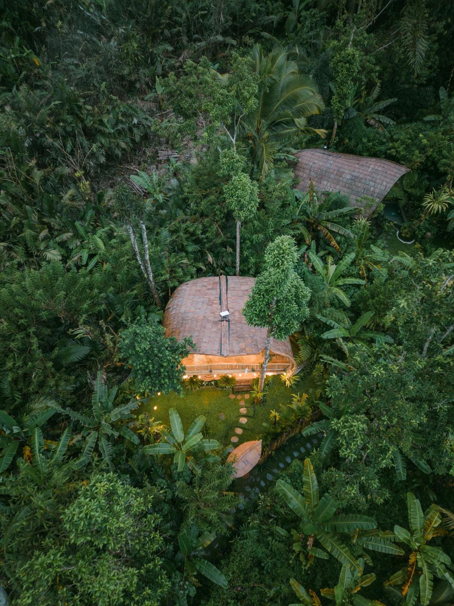 Alamvaya Bali Bamboo House Villa Sidemen  Eksteriør billede