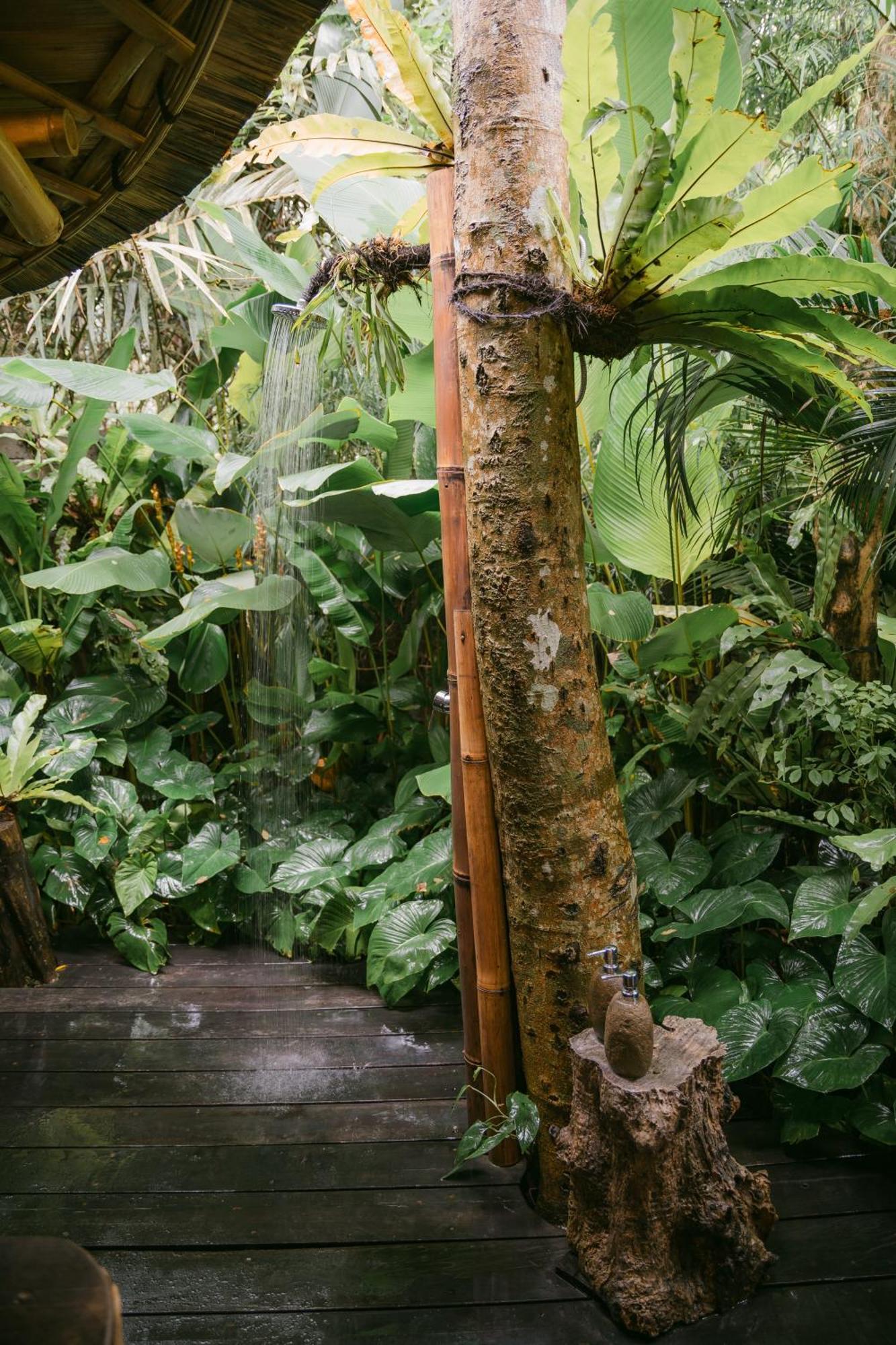 Alamvaya Bali Bamboo House Villa Sidemen  Eksteriør billede