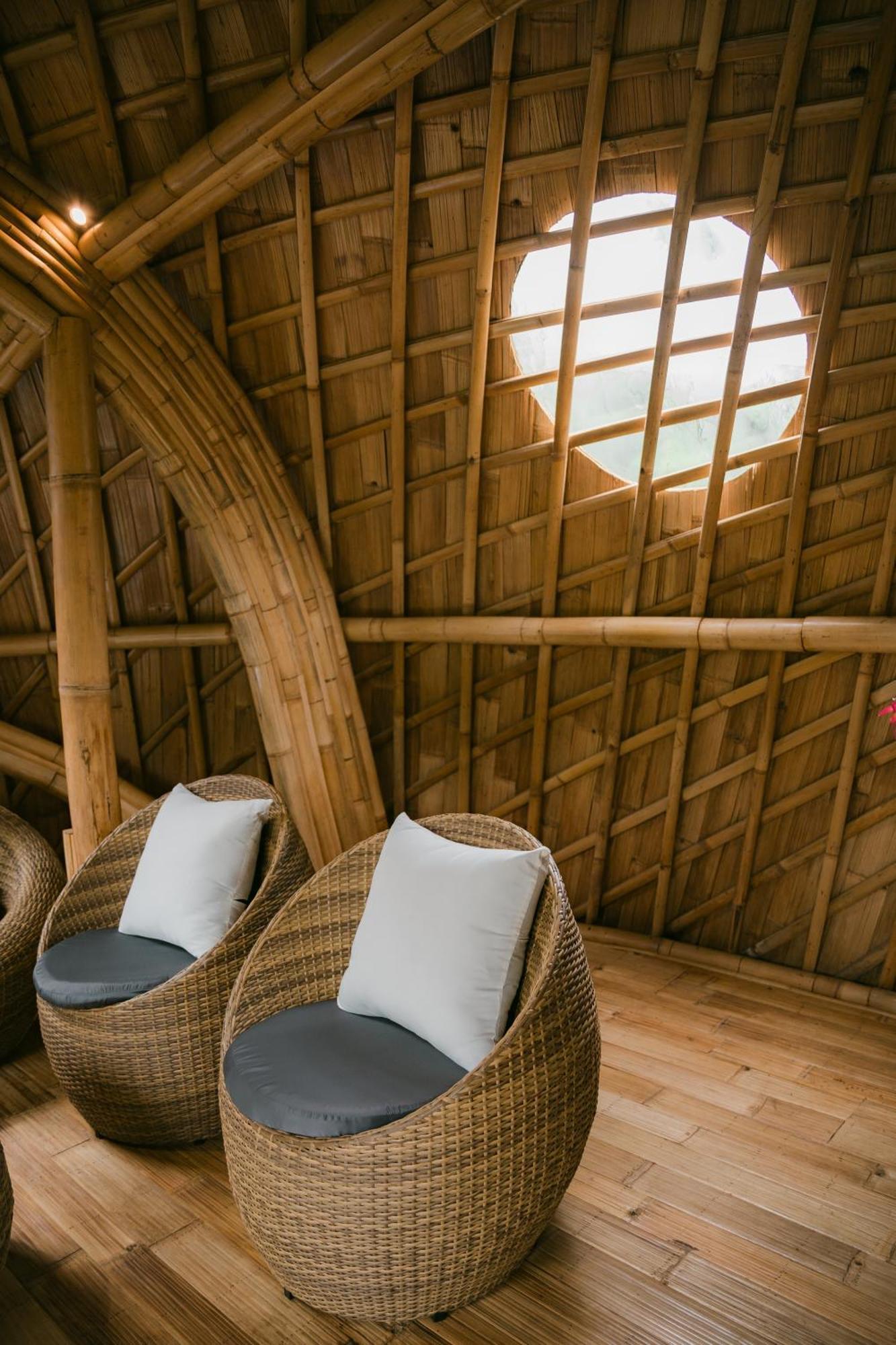 Alamvaya Bali Bamboo House Villa Sidemen  Eksteriør billede