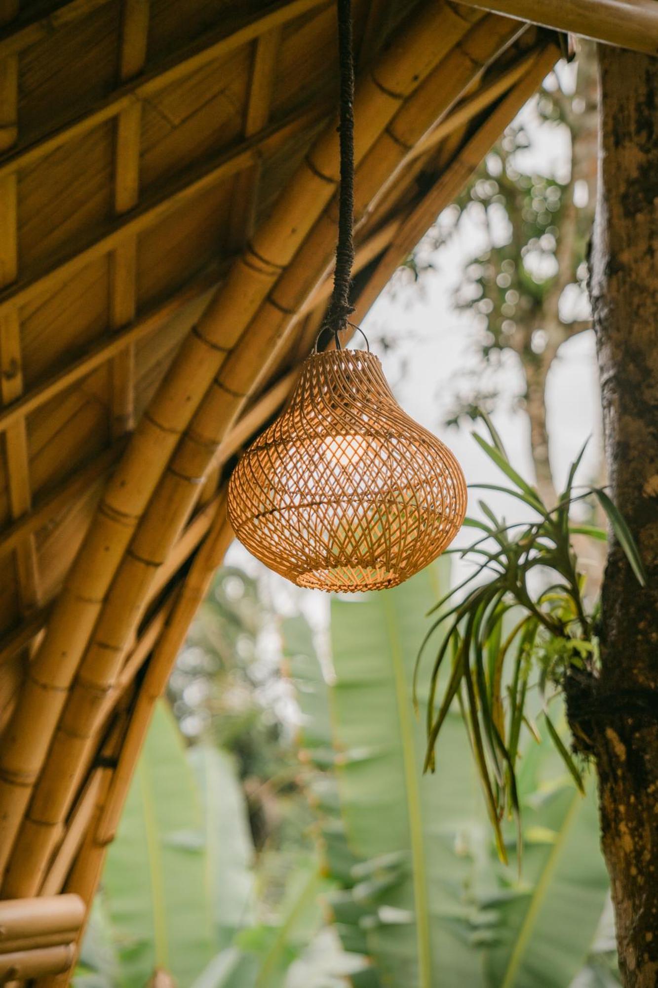 Alamvaya Bali Bamboo House Villa Sidemen  Eksteriør billede