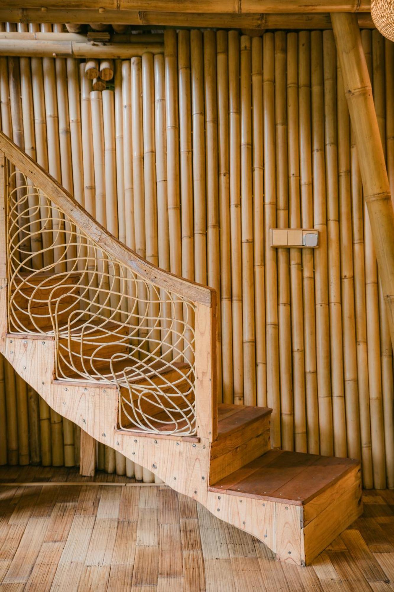 Alamvaya Bali Bamboo House Villa Sidemen  Eksteriør billede