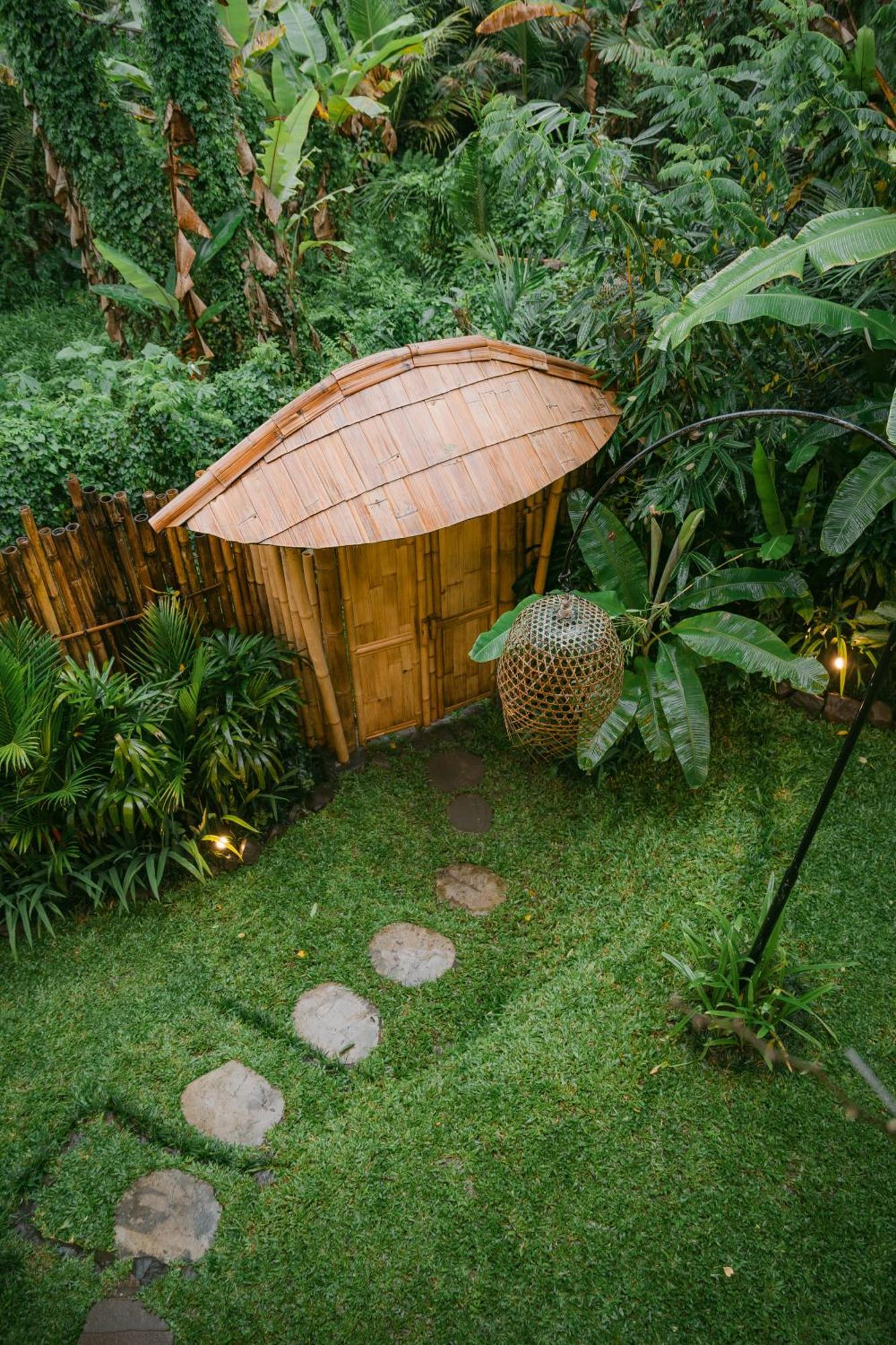 Alamvaya Bali Bamboo House Villa Sidemen  Eksteriør billede