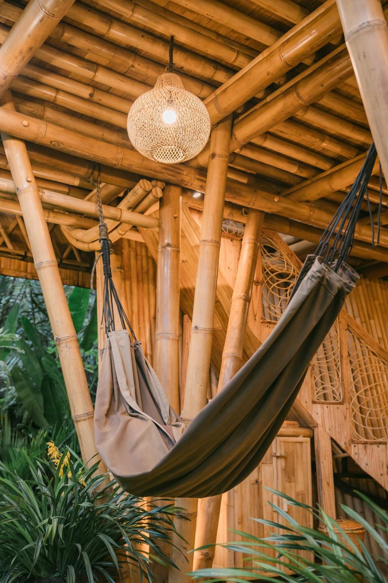 Alamvaya Bali Bamboo House Villa Sidemen  Eksteriør billede