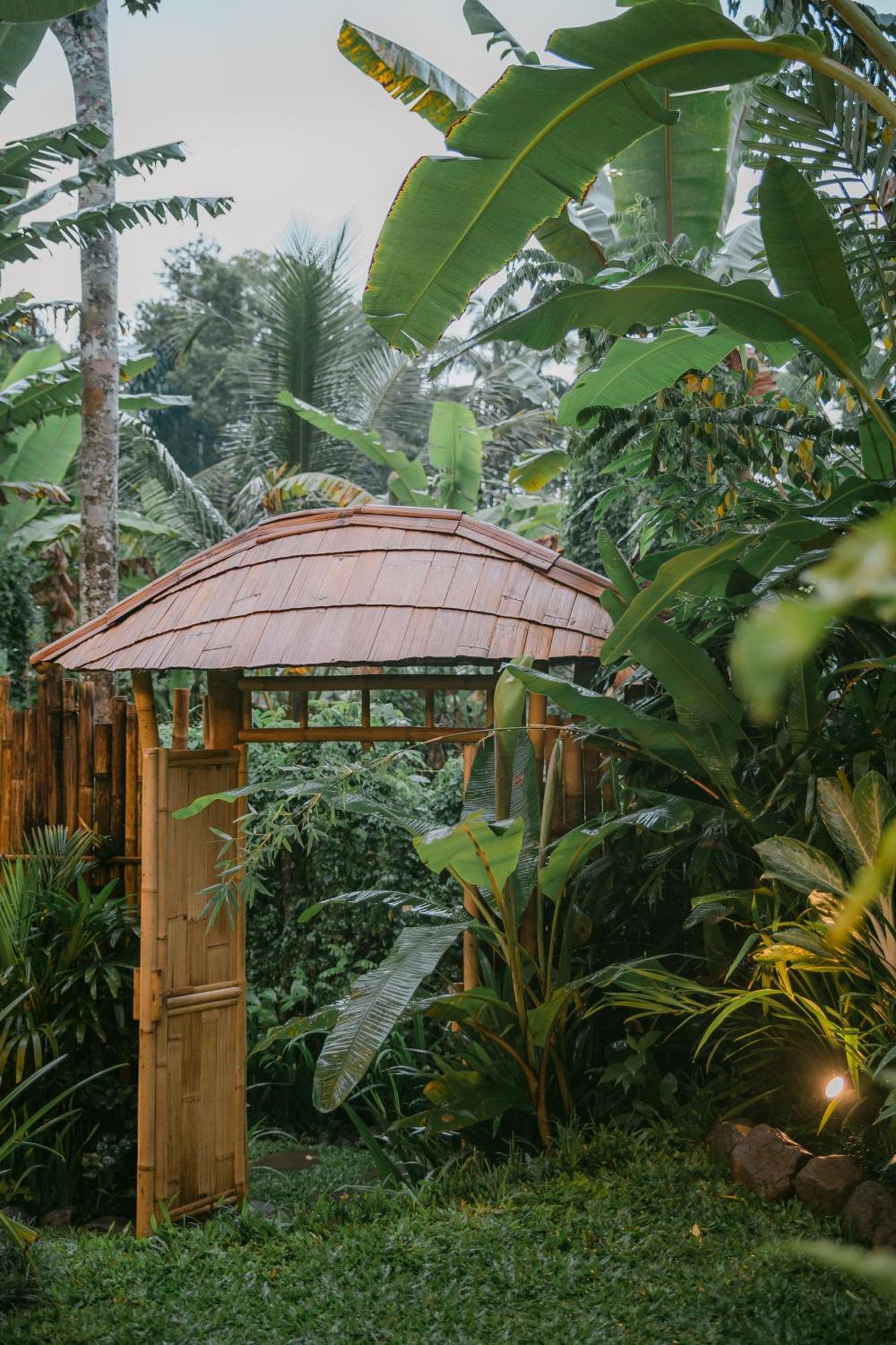Alamvaya Bali Bamboo House Villa Sidemen  Eksteriør billede