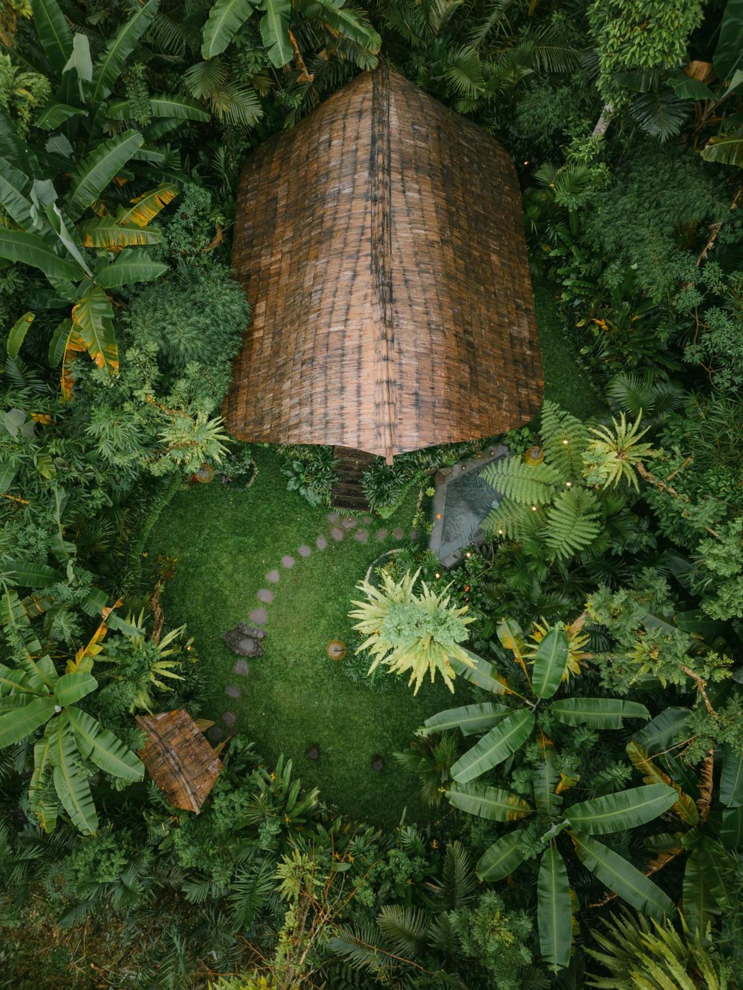 Alamvaya Bali Bamboo House Villa Sidemen  Eksteriør billede